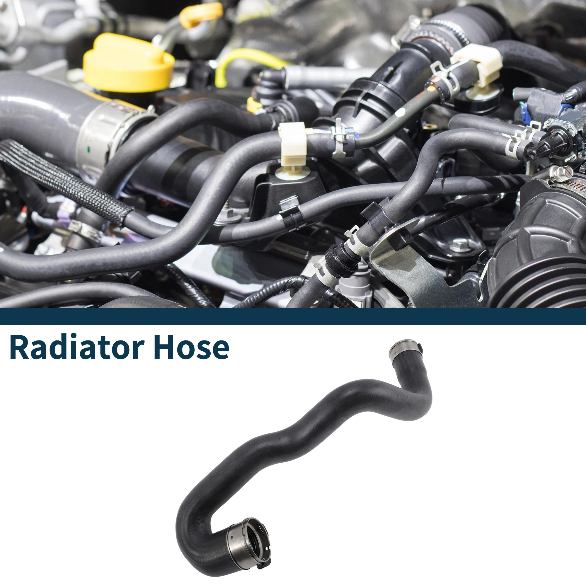 

X Autohaux шланг радиатора, шланг обогревателя для Opel Astra J 1.7 CDTI 2009-2015, No 13265281, резиновый воздушный шланг, черный, 1 шт.