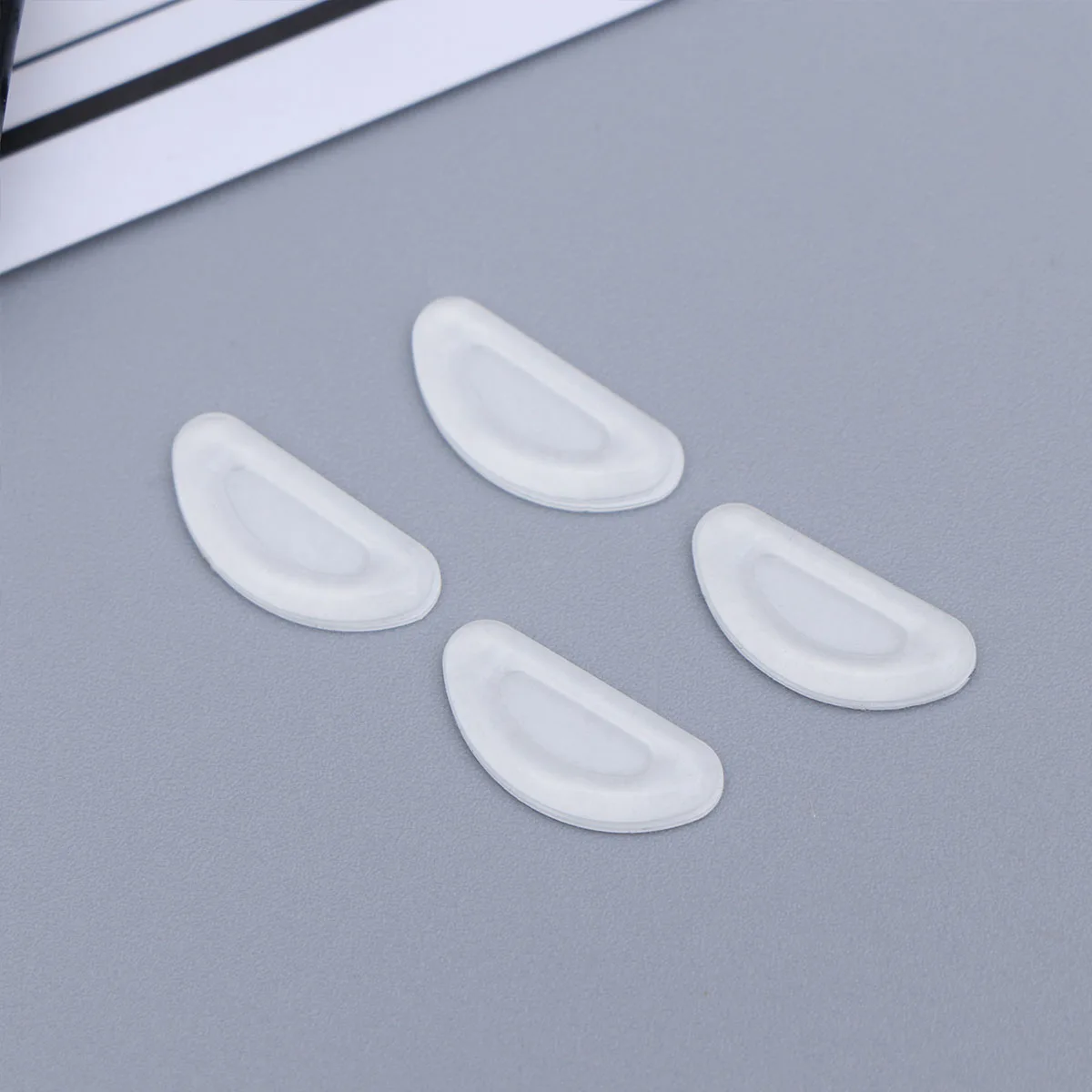 Silicone Glasses Nose Pads Half Moon Anti-Slip Replaceable Adhesive Pads For Eyeglasses Sunglasses Spectacles All Frame