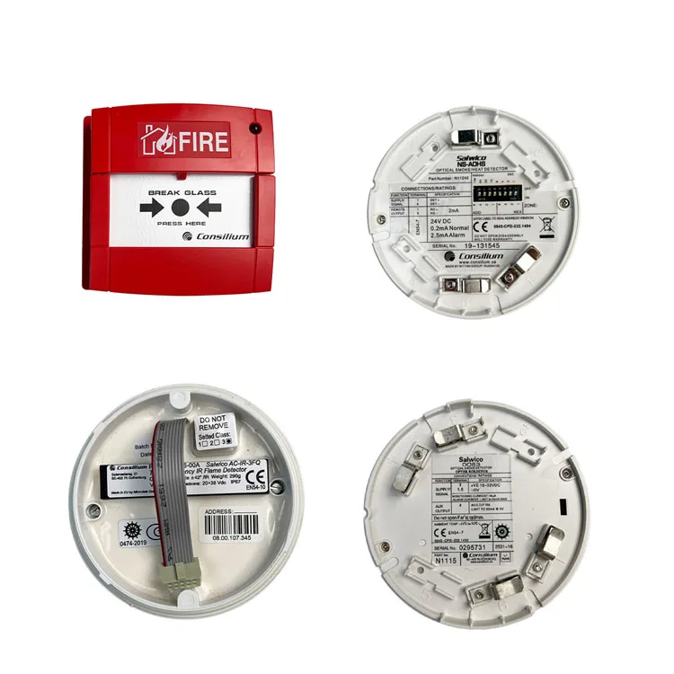 CONSILIUM_EV-P Manual Alarm Button Smoke Detector Moisture-Proof Fire Alarm System