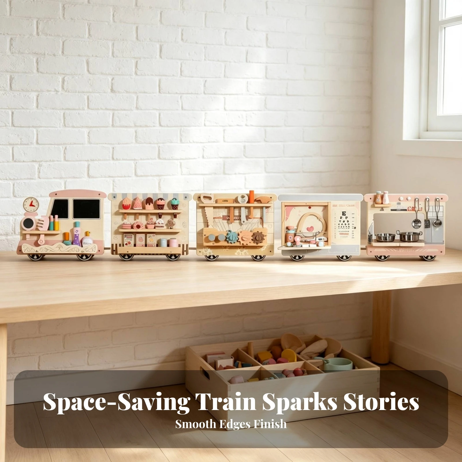 Train Activity Wall Busy Board Safe Developmental Learning Activity Center Train Sensory Wall Panel Non Decorative