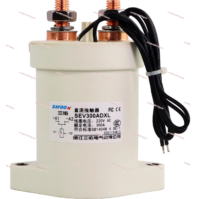 High Voltage 5-1000V 30A DC Contactor Power Relay Coil 12V 24V 36V   For Charging Piles Electric Car etc