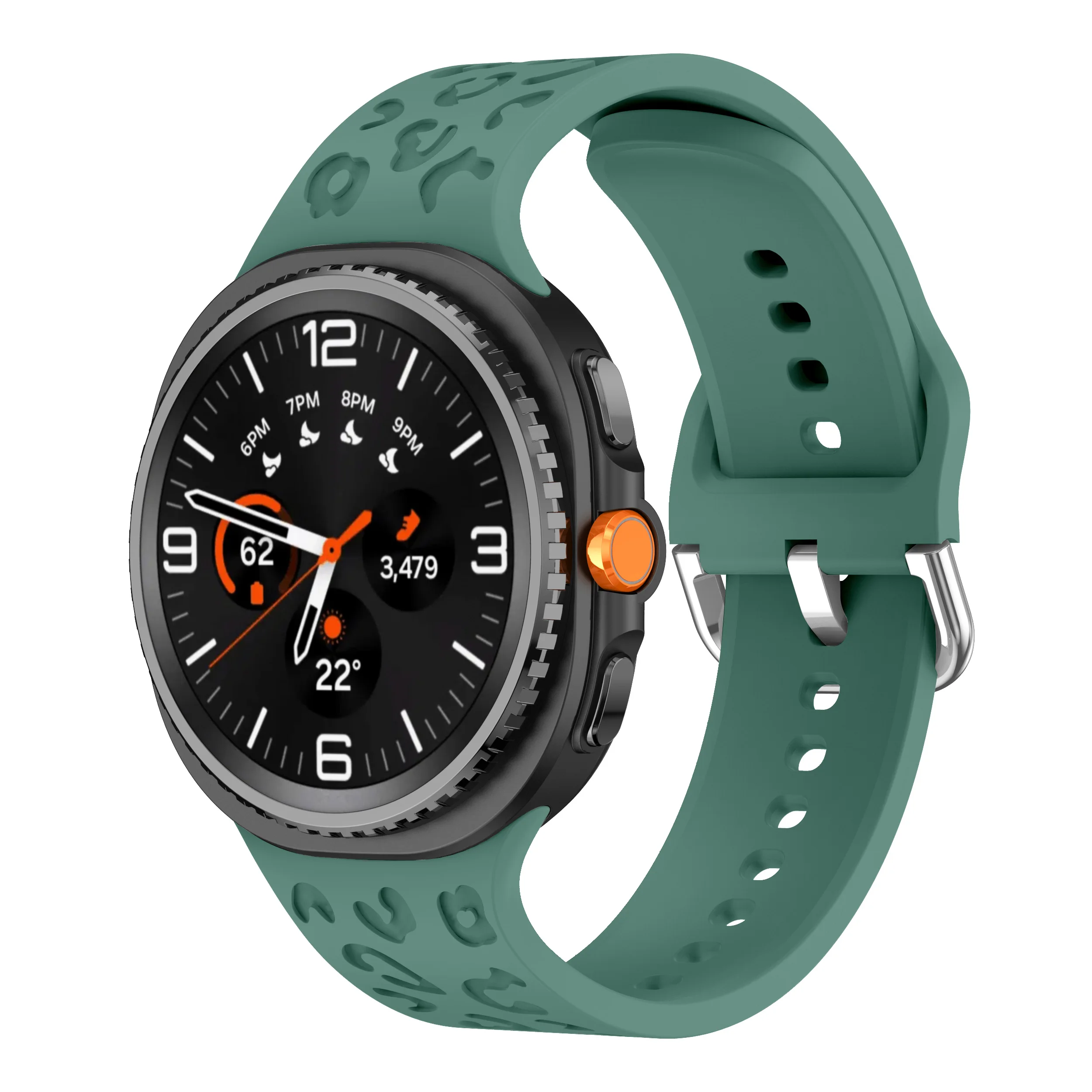 ليوبارد طباعة سيليكون الفرقة لسامسونج غالاكسي 8 40 44 مللي متر سيليكون حزام لسامسونج غالاكسي 8 الكلاسيكية الرجال النساء حزام سوار #6