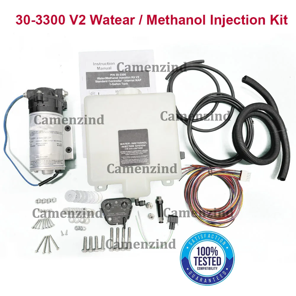1 Set 30-3300 Electronics V2 Watear / Methanol Injection Kit 1 Gallon Tank With Fluid MAP Sensor 1 Year Warranty, New