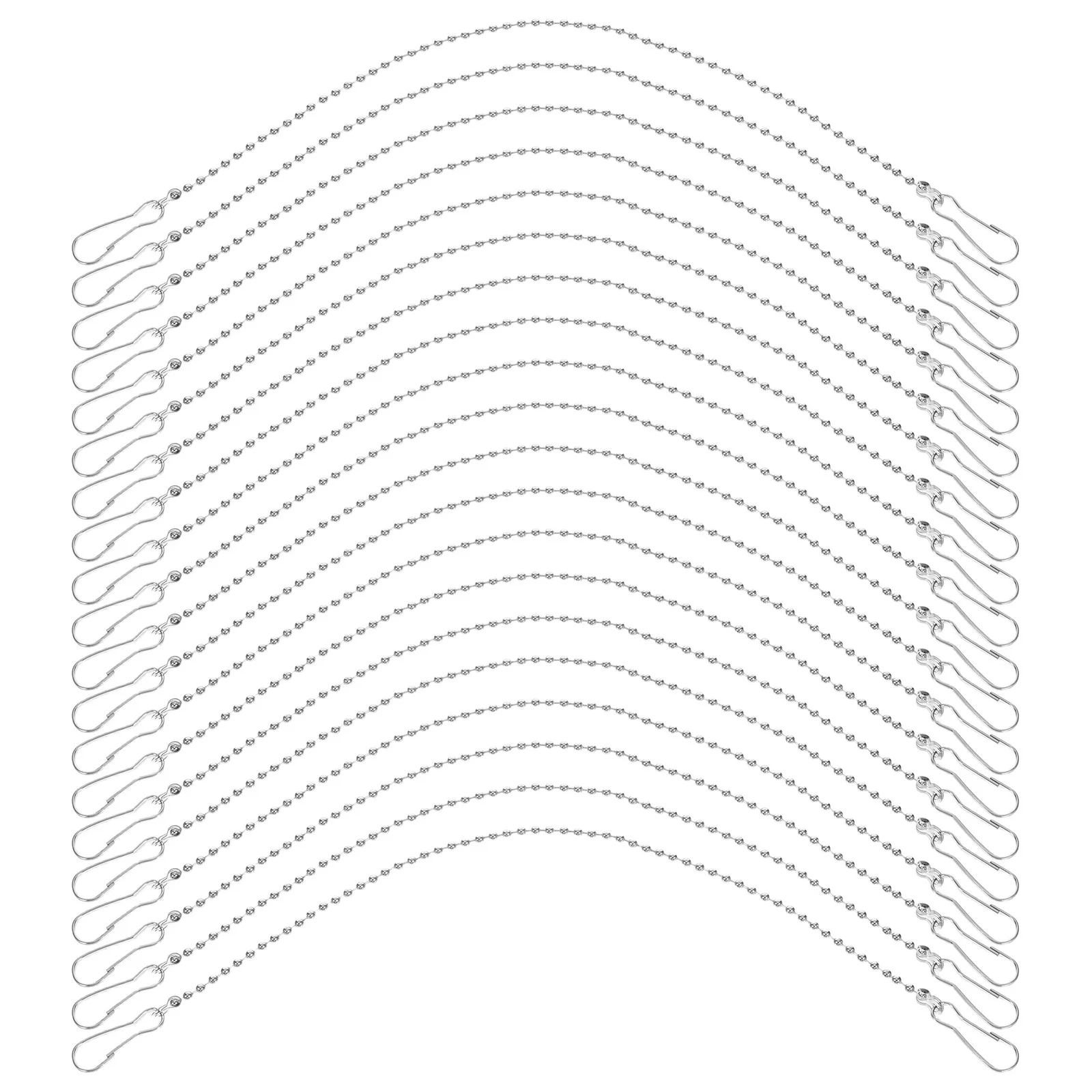 

24Pcs Hanging Chains Metal Hooks Durable Link Chains Hanging Plant Baskets Billboards Outdoor Indoor Link Chain Decor