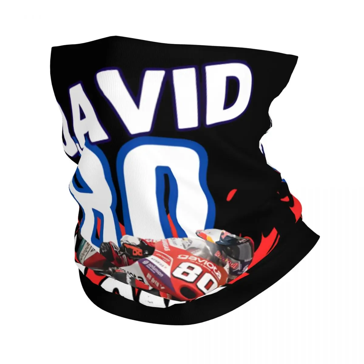 David Alonso Moto3 Racing Moto GP Bandana Neck Cover Printed Motocross Face Scarf Balaclava Cycling Unisex Adult Winter