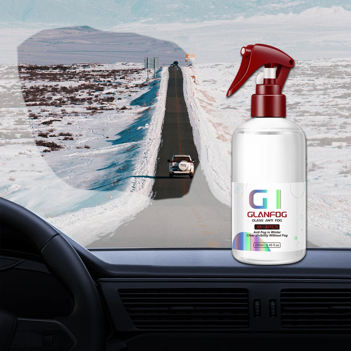 الزجاج مكافحة الضباب رذاذ مكافحة الضباب طلاء وكيل مزيل الضباب السيارات ويندوز شاشات مرآة الزجاج الأمامي طارد المياه إزالة الضباب G1 #4