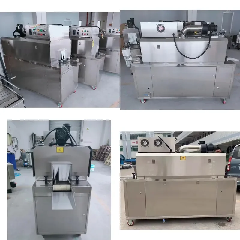 Steam label shrinking machine, glass bottle outer packaging heat shrinkable film packaging machine, label film steam