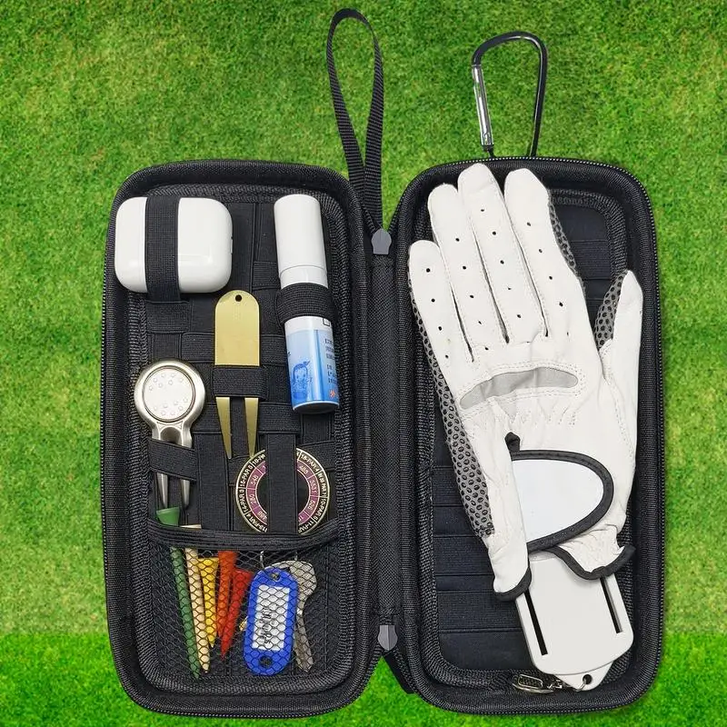 Golf Gloves Holder Case Portable Golf Gloves Holder Large Capacity Golf Gloves Organizer Golf Caddy Organizer For Family Friends