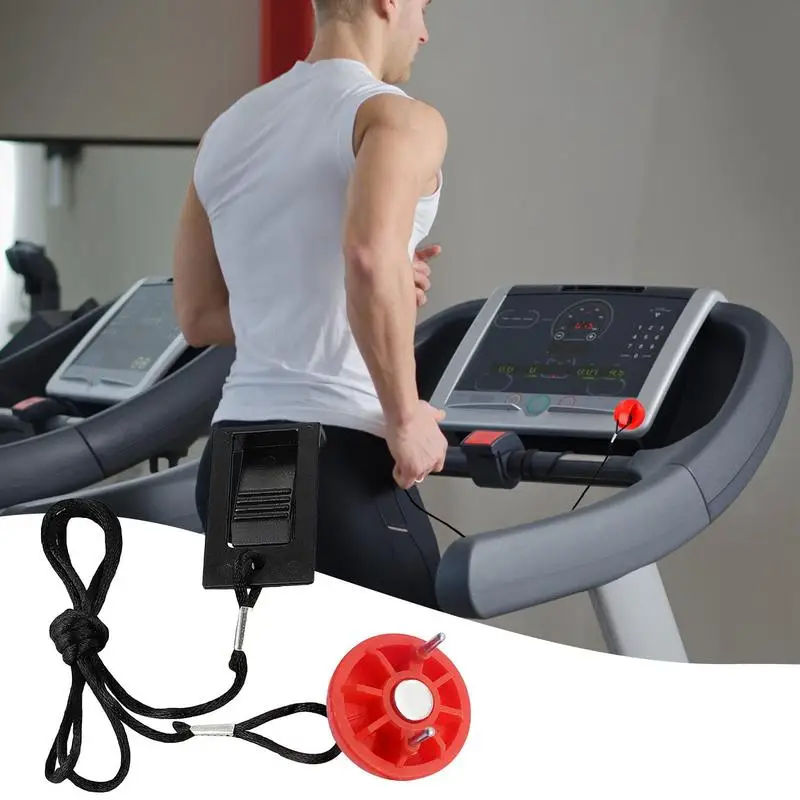 1pc Universal Treadmill Magnetic Safety Switch Magnetic Suction Running Machine Safety Key For Men For Exercise