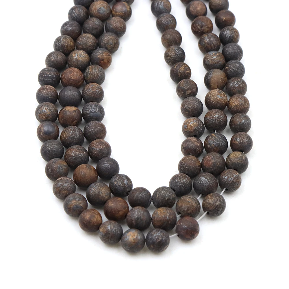 4-10mm Naturstein Matt Polnischen Mookait Matte Onyx Lose Perlen für Schmuck Machen DIY Armband Halskette Spacer perlen Großhandel
