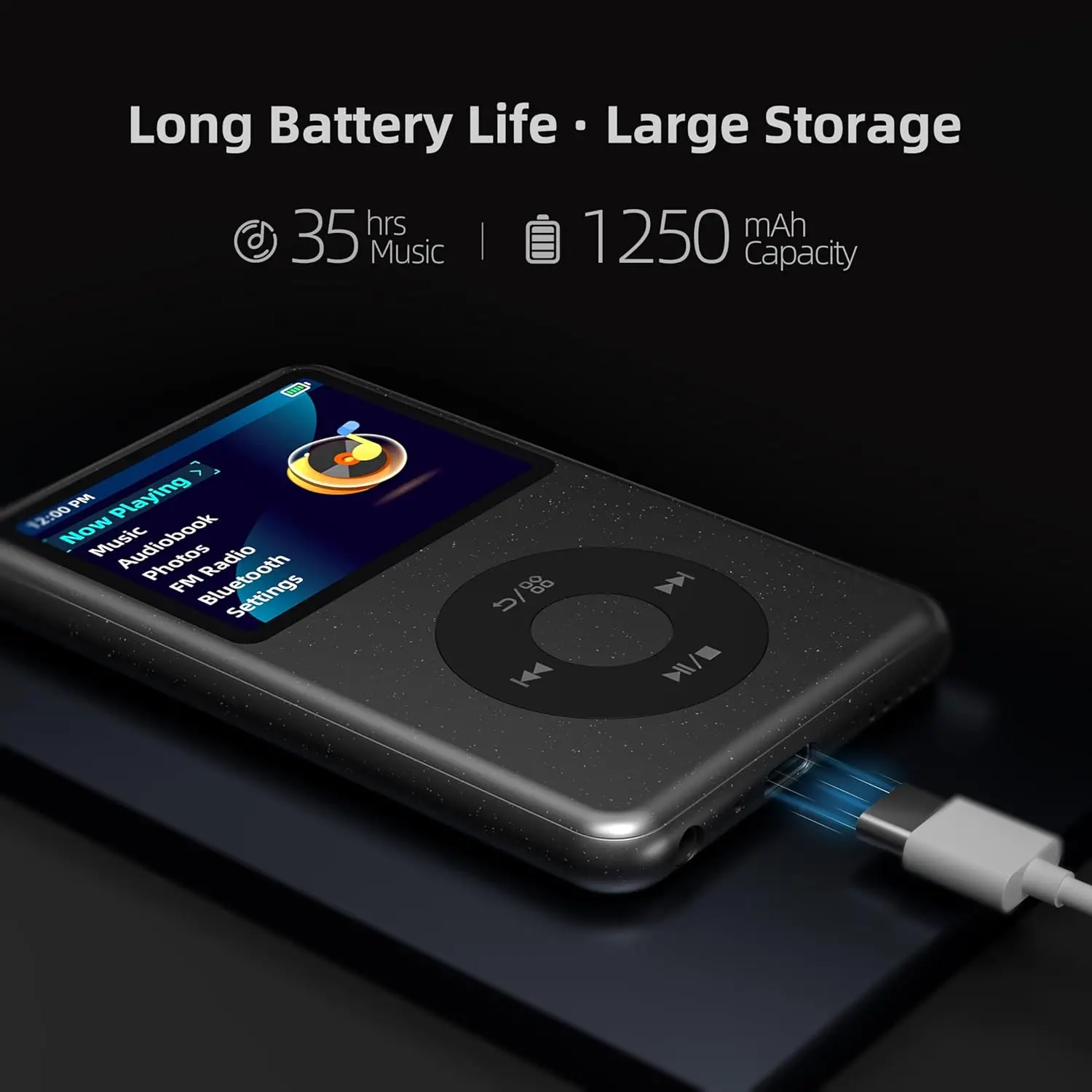 ポータブルmp3プレーヤー、Bluetoothスピーカー＆ビデオ、ラジオ受信機