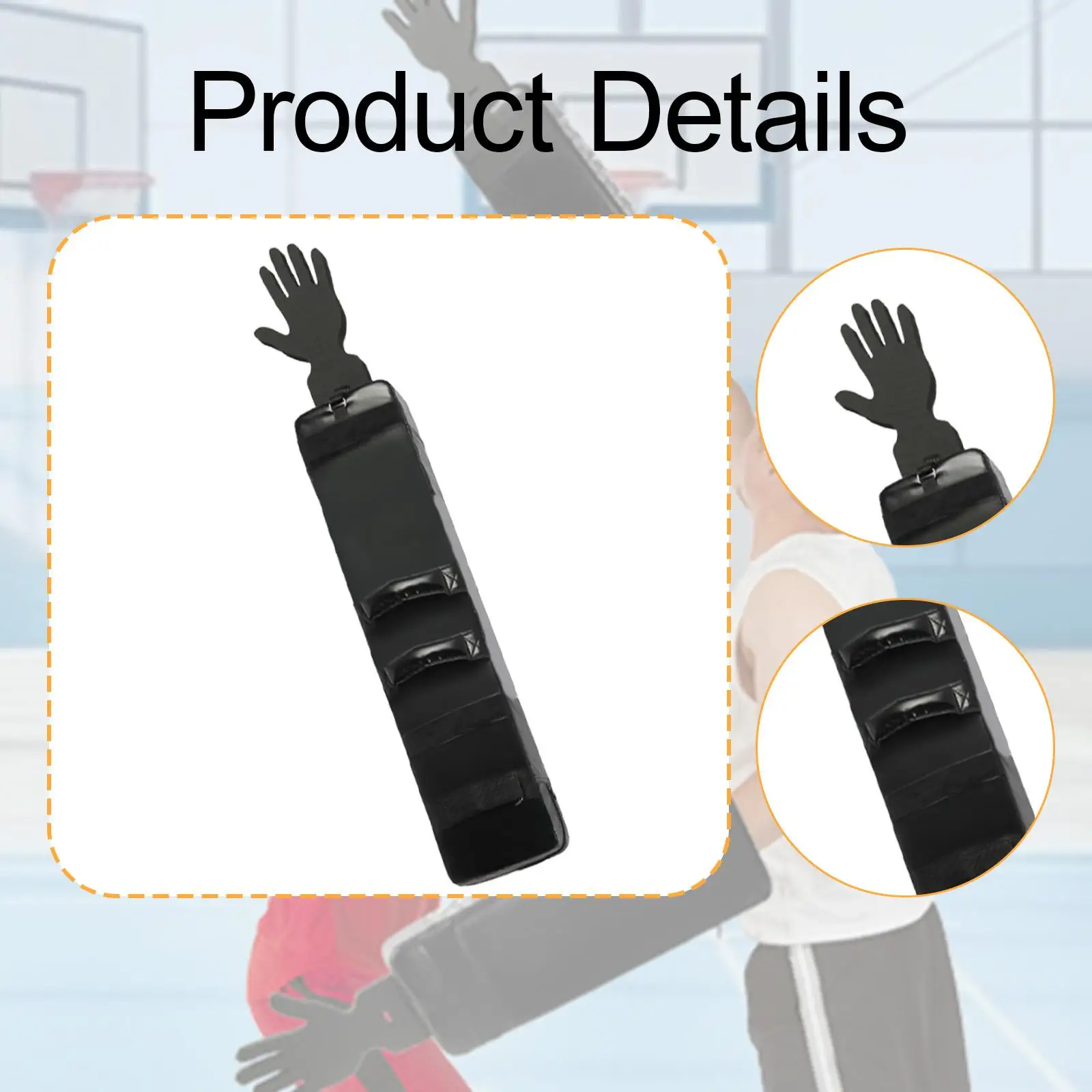 Gepolsterter Blocking-Schutz, Sport-Trainingsgerät, wasserdicht, verstellbar, gepolsterte Block- und Sparring-Trainingsunterlage, für Basketball MMA