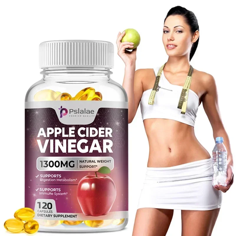 Apple Cider Vinegar - Fat Burner, Natural Detox and Cleanse, Energy Support Supplement