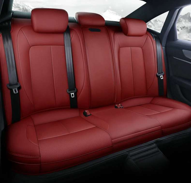 Maßgefertigte PU-Leder LUXUS Autositzbezüge 100% Passgenau für Renault Megane 2 2003~2006 360 ° Surround Auto-Innenausstattungszubehör – Detail 13