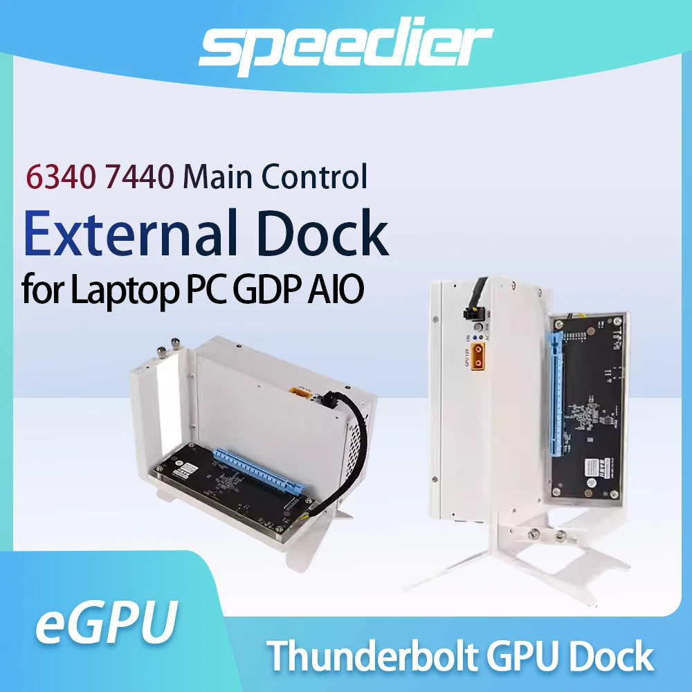 

Внешняя док-станция Thunderbolt eGPU для расширения графических возможностей, совместимая с 6340, 7440, Main Control R1T/R2T/R3T для ноутбуков, ПК, GDP, AIO