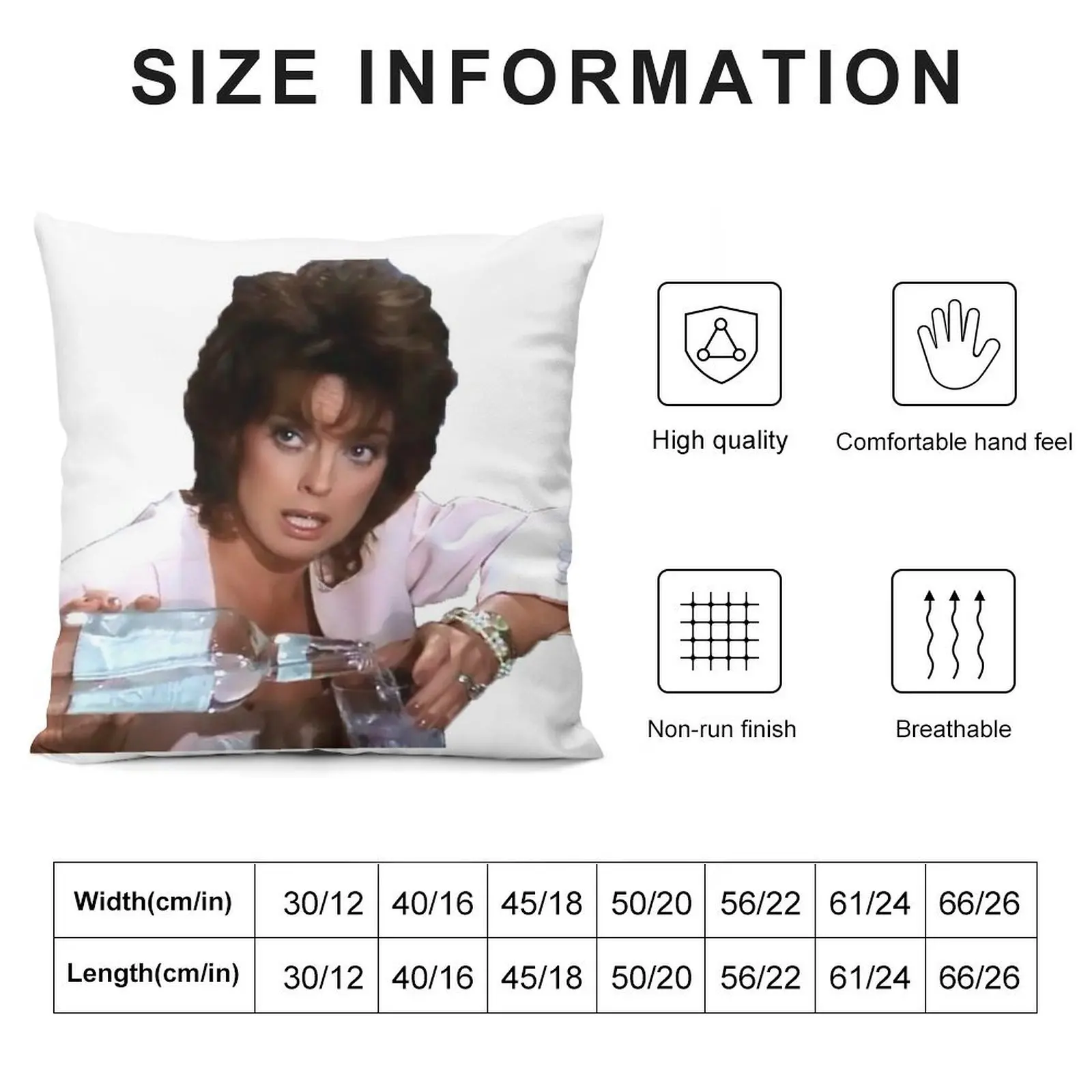 Dallas - Sue Ellen Throw Pillow Rectangular Cushion Cover home decor items pillow