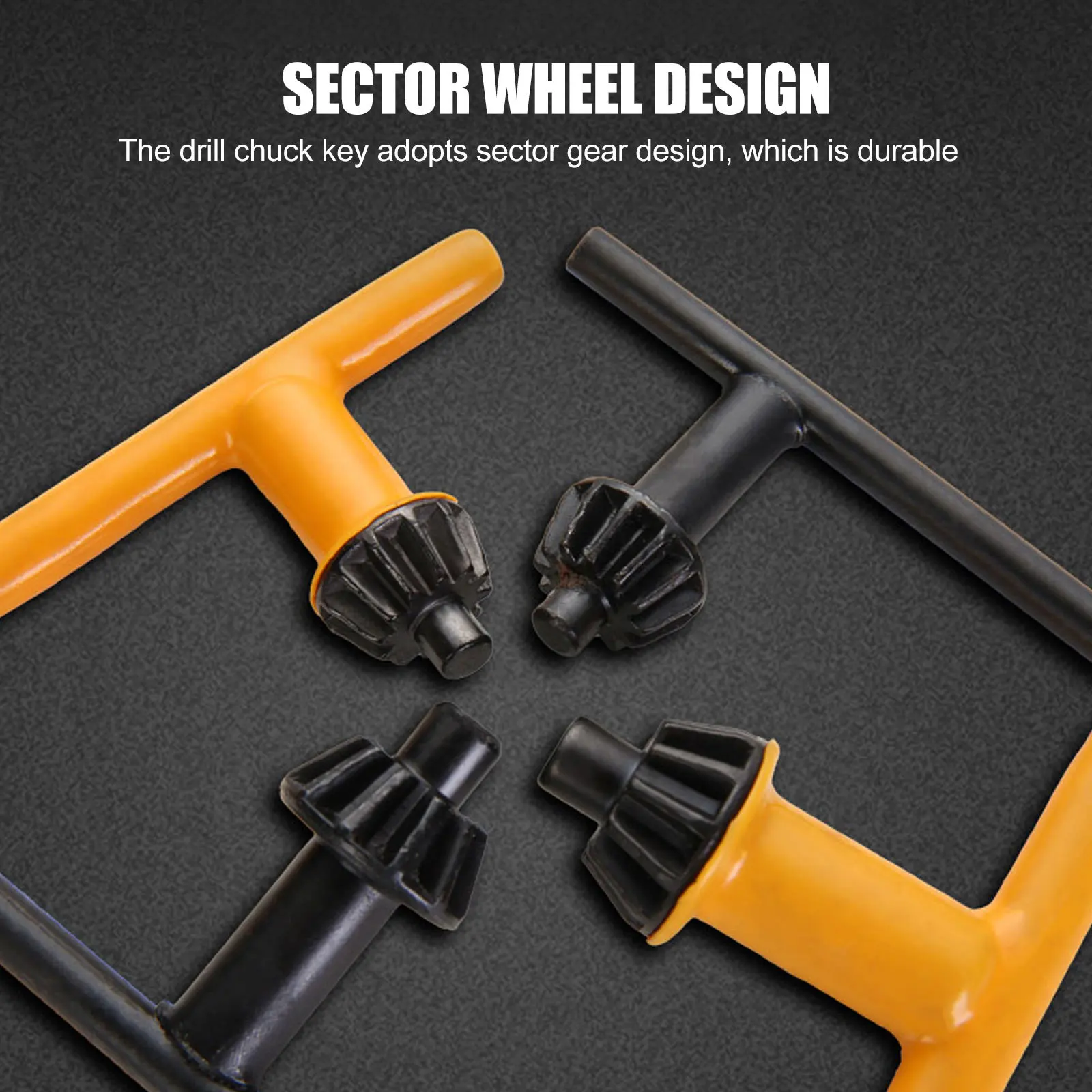 

6Pcs Drill Chuck Wrench Set Robust Design Replacement Chuck Key for Electric Drill Press Enhanced Durability Smooth