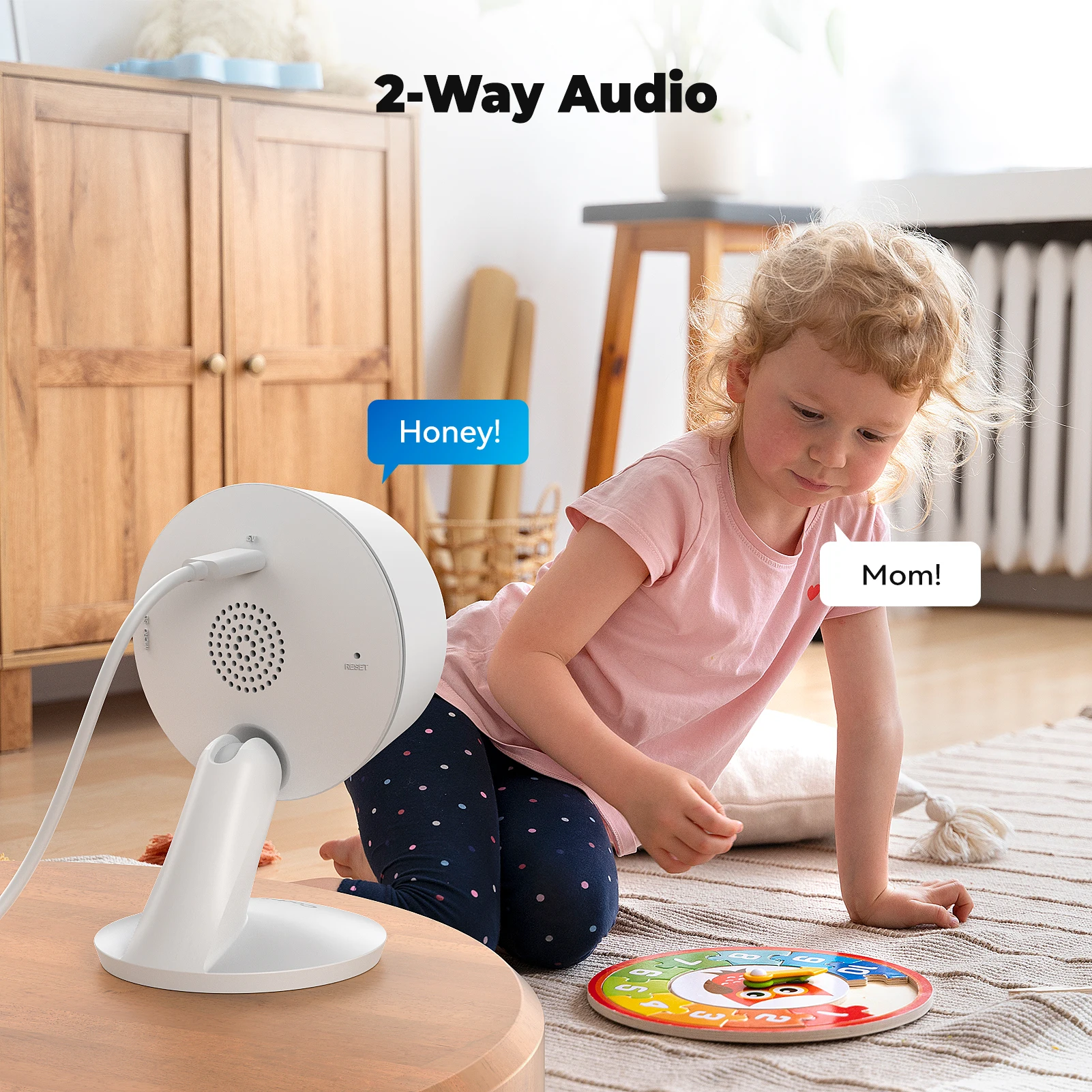 TMEZON 1080P WIFI Battery Camera Rechargeable Outdoor Two-Way Audio IP65 Weatherproof Security Wireless IP Camera PIR Motion