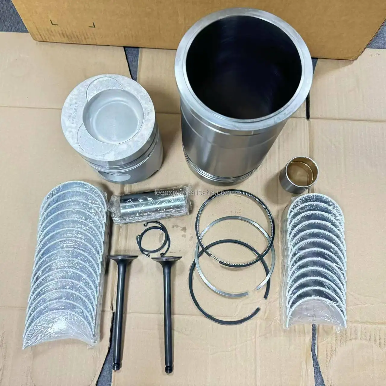 For   engine 6D22 cylinder liner piston ring  repair kit for  excavator engine