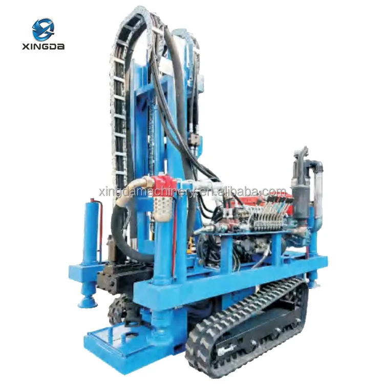 

Hot-selling Small Crawler Construction Down-the-hole Drill Rig Pneumatic Rock Drilling