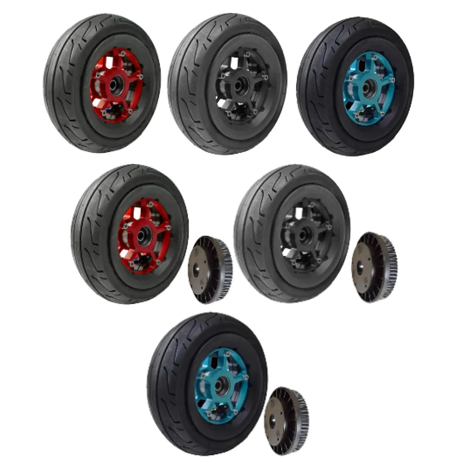 

Electric Scooter Tire Replacement Lightweight Repair Parts Sturdy Easy Installation Electric Skateboard Wheel Wheel Tyre Hub