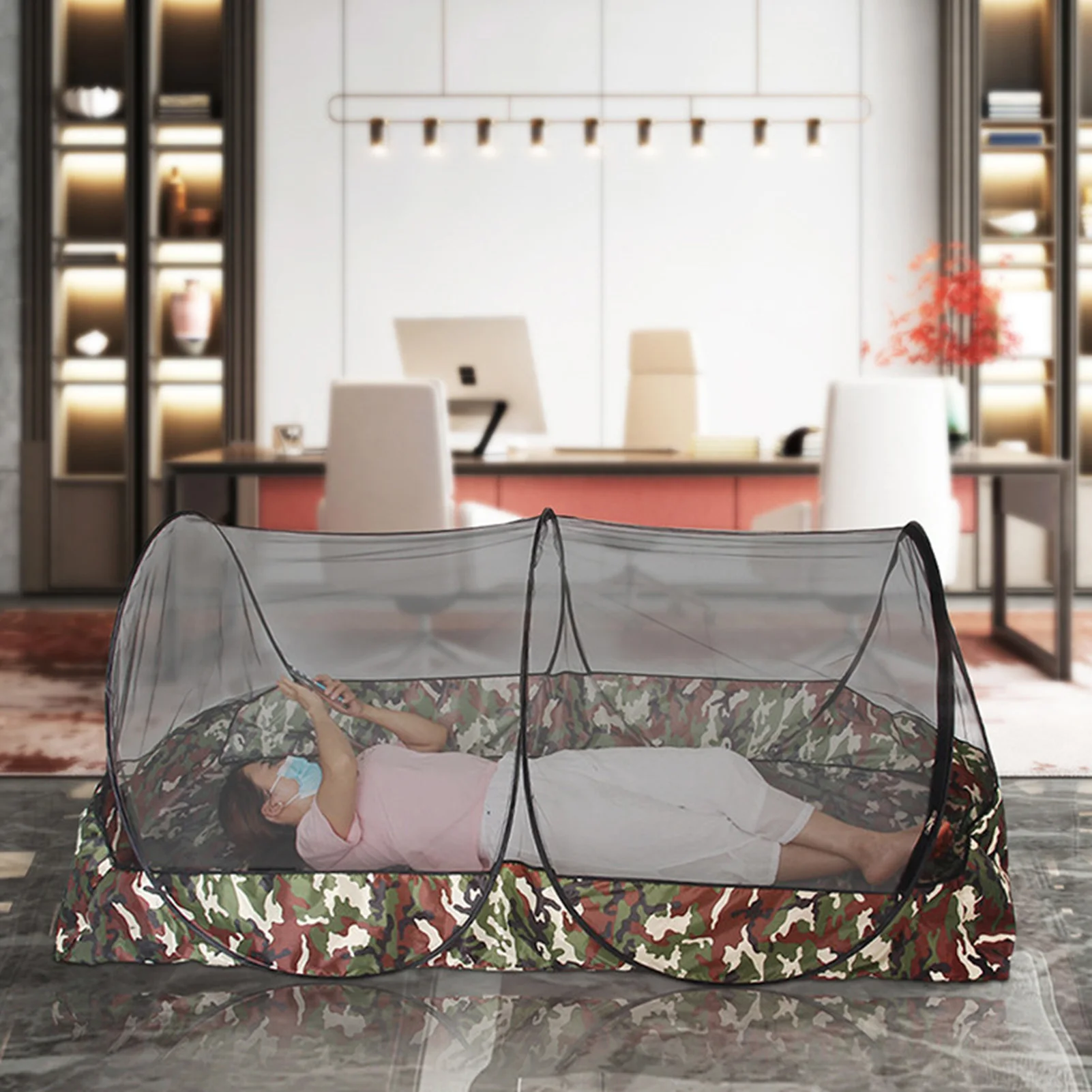 Portable Anti Mosquito Bed Canopy Unique and Innovative Design Protecting Net Suitable for Indoor & Outdoor