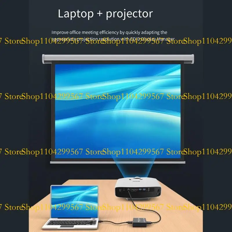 CS1W HDTV-compatibile 2.0 EDID Resolution Manager 4K 60Hz Emulator Easy Installazione per display multimediali efficienti
