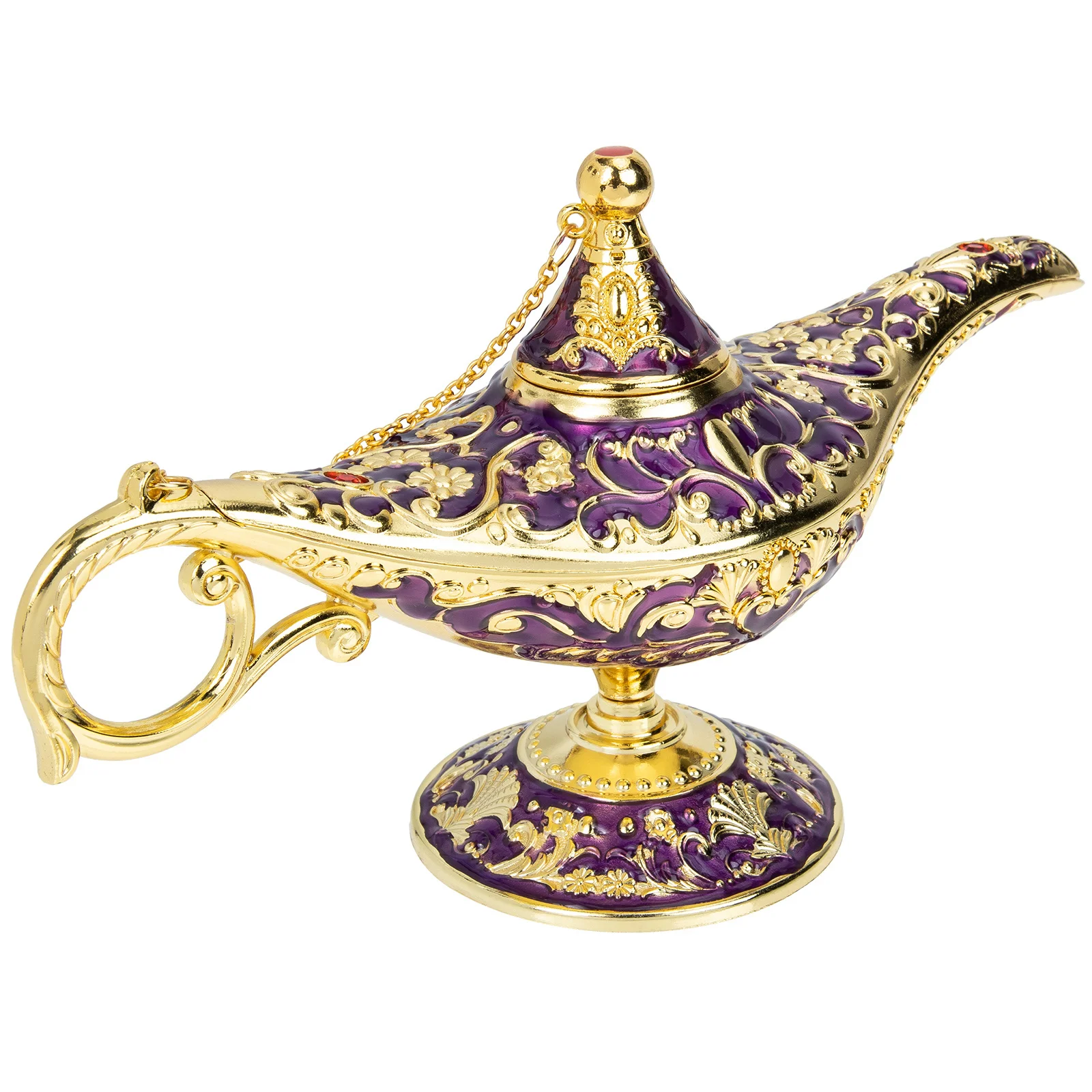 

DOITOOL Aromatherapy Lamp Vintage Tabletop Candelabra Bottle Incense Burner Fairy Zinc Alloy Decorative Light