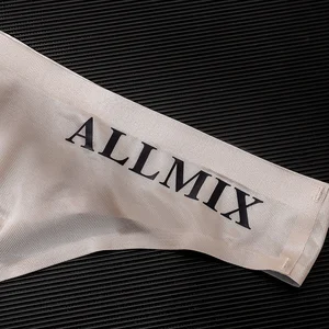 Transparente sexy Unterwäsche für Männer, feines Höschen, dünne Saiten, kaltes Gewebe, niedrige Taille, Nähen ohne Sportfitnessbrief, 3 Stücke 10 Hauptverkäufe Mens Cueca transparent - №3