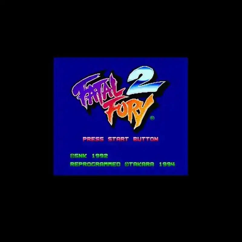 

New Arrival Fatal Fury 2 NTSC 16 Bit Big Gray Game Card For 46Pin USA Game Players