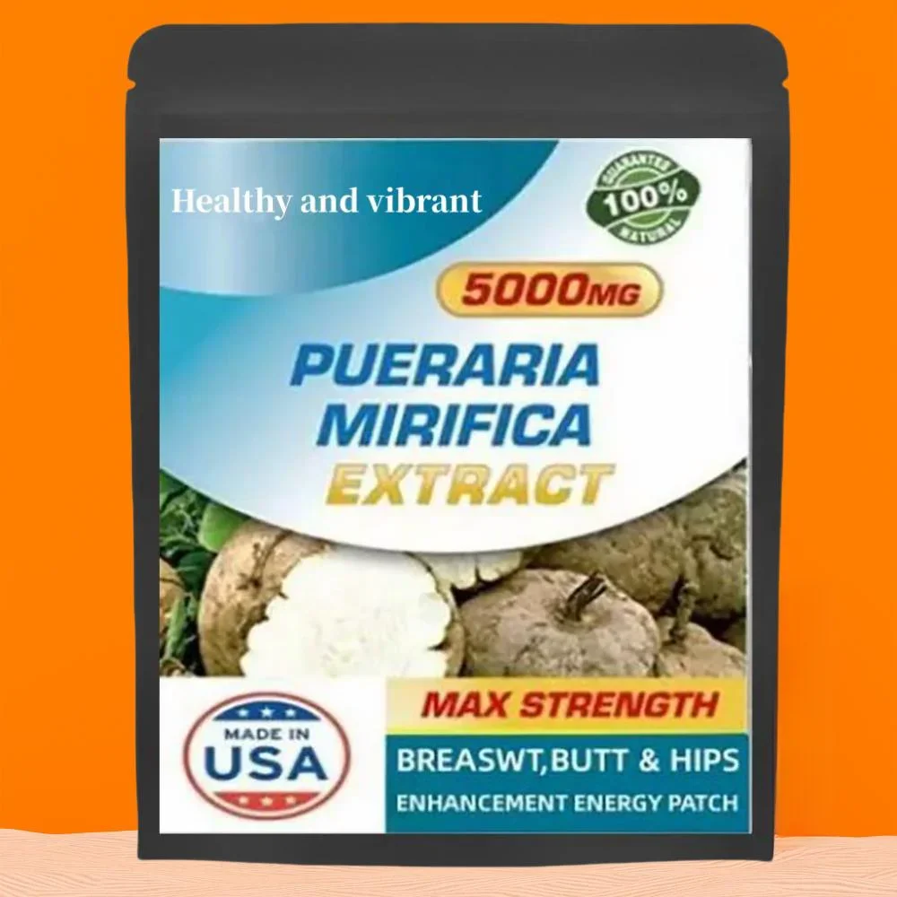 Bigger Breast & Buttocks And Hips Enlargement Pure Pueraria Mirifica Extract Complex - Aguaje, Maca Powder 5000 Mg 5 Pcs/bag