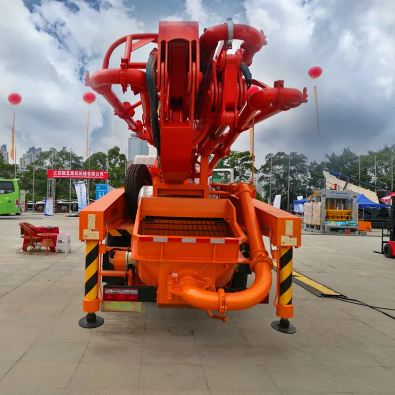 New Diesel Concrete Placing Boom 33M With Pump Engine & Motor-High Efficiency For Tough Environments