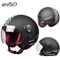 AD New electric helmet for men and women four seasons general safety helmet autumn and winter warm motorcycle helmet