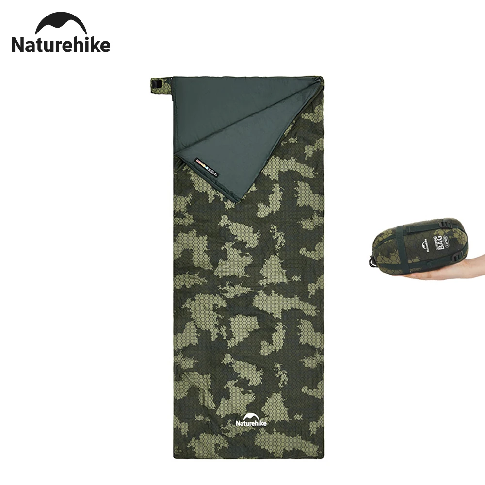 

Naturehike LW180 Sleeping Bag Ultralight Adult Envelope Cotton Sleeping Bag Warm Weather Splicable Single Sleeping Bag Liner