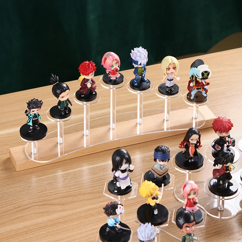 3-13 Tier Acrylic Display Riser Shelf for FUNKO Pokemon Amiibo Figure,Makeup,Collectibles,Cupcake,Clear Jewelry Organizer Stand