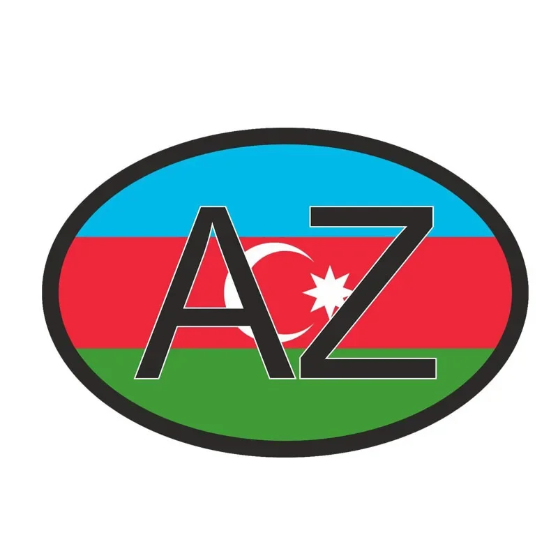 

Azerbaijan COUNTRY CODE Accessories Body Bike Car Sticker Waterproof Reflective Sunscreen Decal PVC