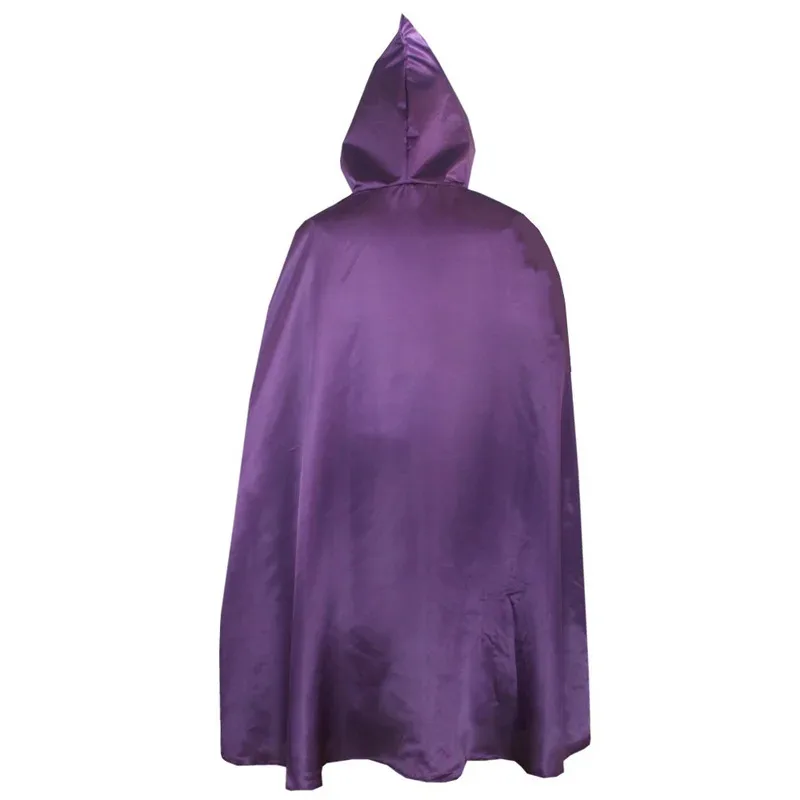 تين تيتانز رافين أزياء تنكرية شعر مستعار ديلوكس بذلة حزام الأرجواني عباءة هالوين موحدة للنساء ir;l5