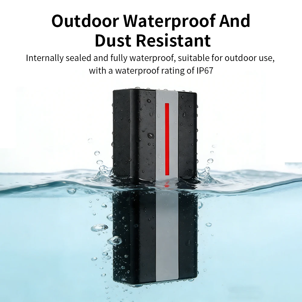 Asia-Teco Smart TTLOCK APP Waterproof Access Control Machine 13.56Mhz RFID Card Reader Support Matching Access Control Keyboard