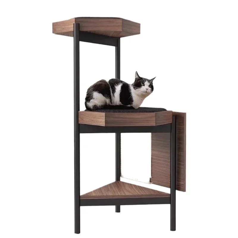 The integrated small apartment does not occupy an area, and the cat scratching board is universal in all seasons. It is