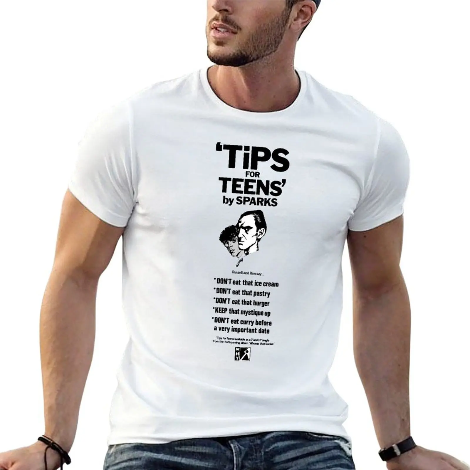 SPARKS - TIPS FOR TEENS T-Shirt boys whites topping funny t shirts men