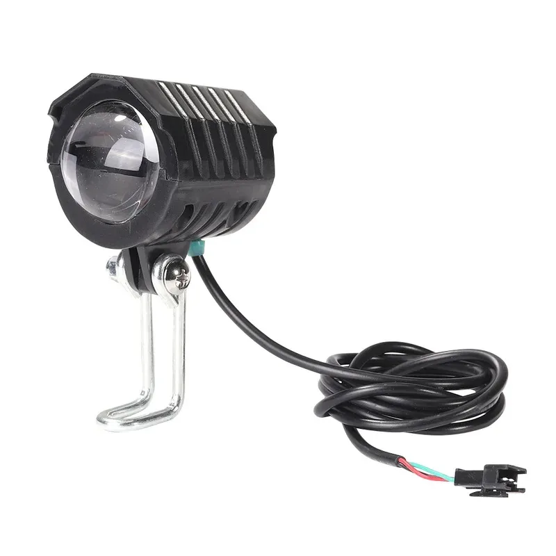 2 in 1 Scooter Horn Headlight Durable Waterproof Motorcycle Electric Bike Front Light Lamp Electric Scooters Accessories 36-72V