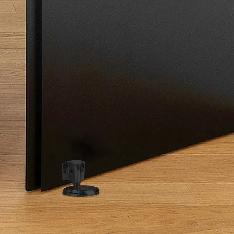 Floor Door Stopper No Drill Adjustable Door Bumper Windproof Architectural Hardware Silent Wall Protector For Living Room