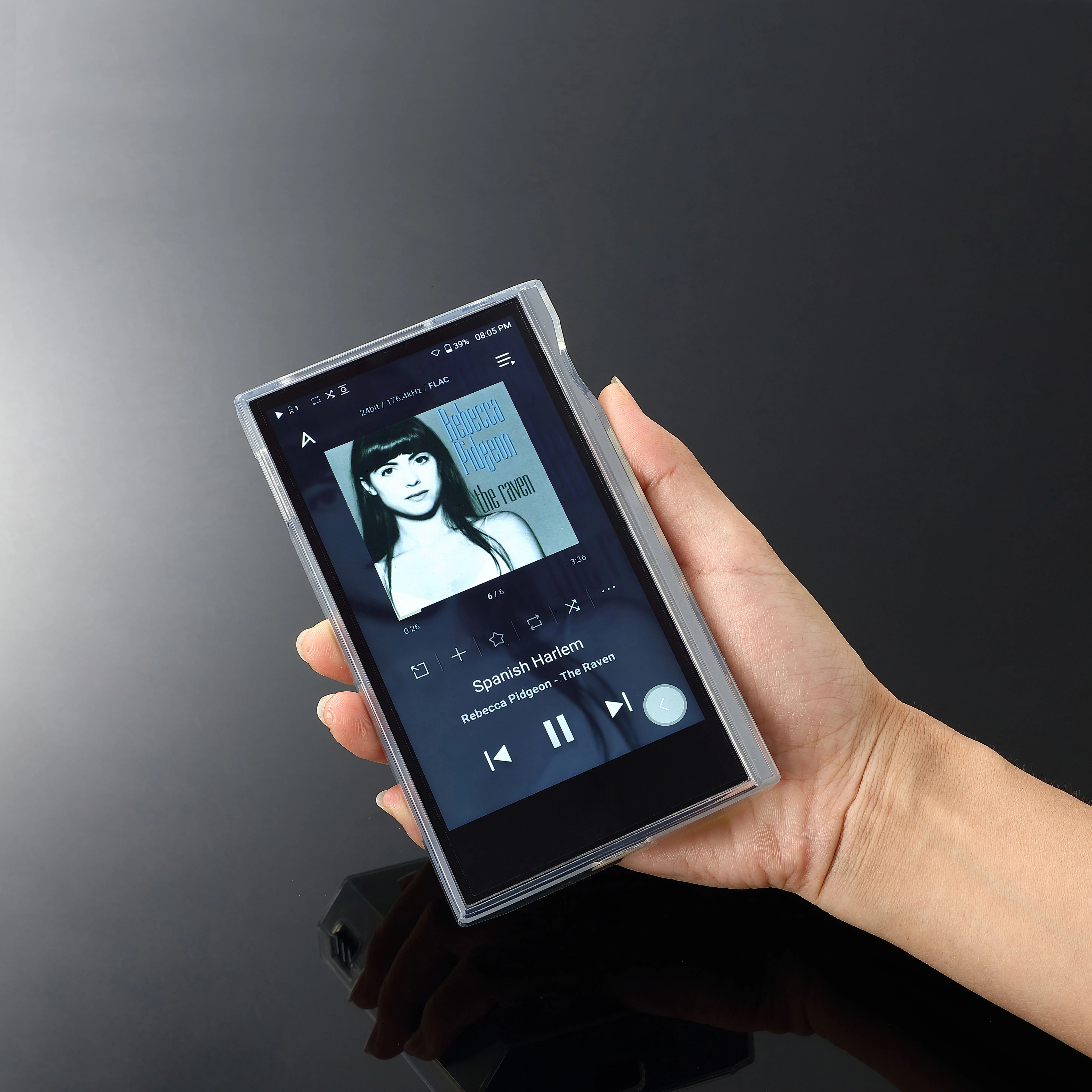 Soft Cover Crystal TPU Clear Case for iriver Astell&Kern Kann Ultra With Screen Tempered Glass