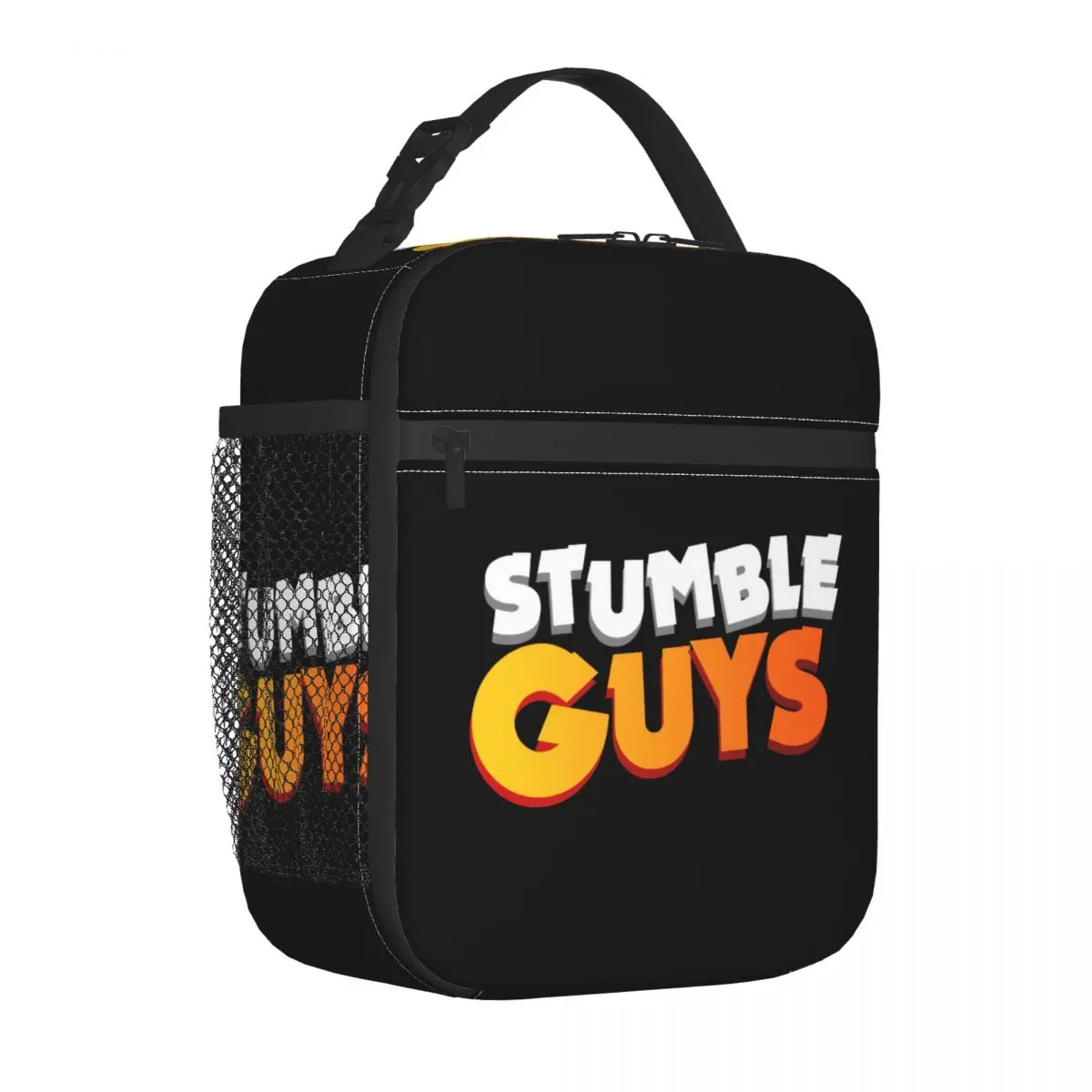 Stumble Guys Cartoon Insulated Lunch Bag Cooler Bag Lunch Container Game Leakproof Tote Lunch Box Girl Boy Beach Outdoor