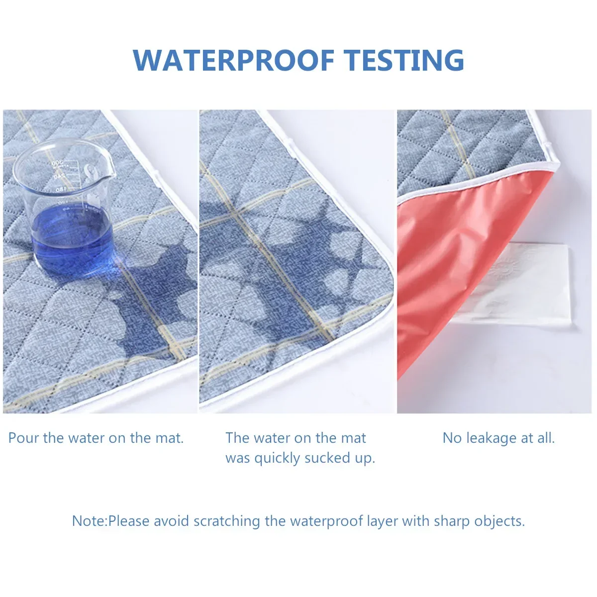 Waterproof Changing Pad Bedsheet Cover Urine Mat Reusable Adult Diaper Baby Nappy Diaper Washable Bed Protector Incontinence Pad