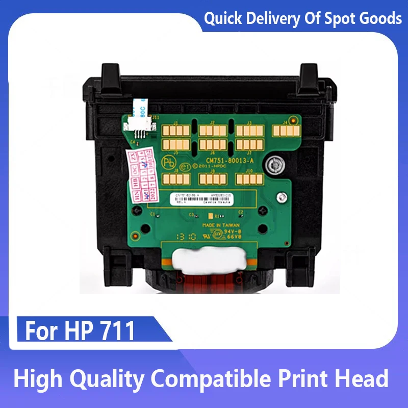 Cabeça de Impressão para Impressora hp Compatível com hp 711 Cabeça de Impressão 711b 711xl Hp711 C1q10a Designjet T120 T125 T130 T530 T525 T520