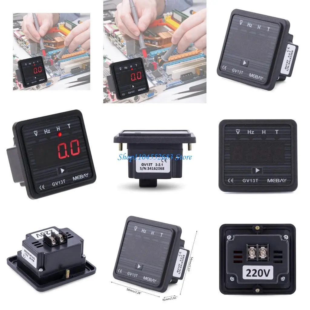 

Y6GD Digital Multimeter AC220V Frequency Power Energy Meter AC220V Volt-Tester Voltmeter