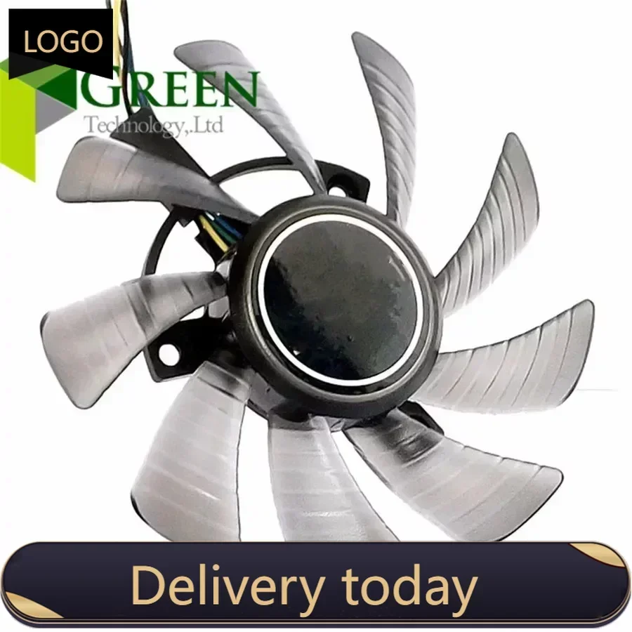 EVERFLOW T129215SU 39mm Hole Pitch 85X10MM Fan For ASUS VGA GTX460 HD6790 HD6870 Graphics Card fan blade 12V 0.5A