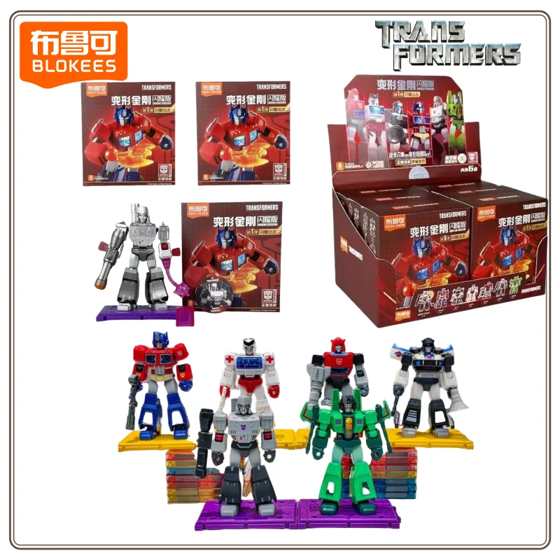 

Blokees Block Led Shining Version1-Shine Attack Transformers Optimus Prime Robot Building Block Toy Actions Figures Kids Gifts