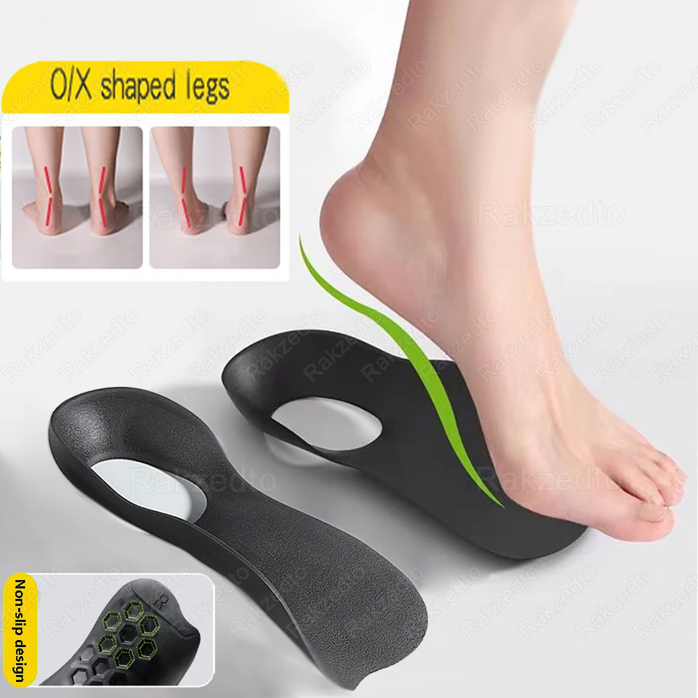 

Orthopedic insoles Men/ Women Flat Foot Arch Support Insole for Shoes Plantar Fasciitis Relief Heel Pads XO-Legs Orthotics